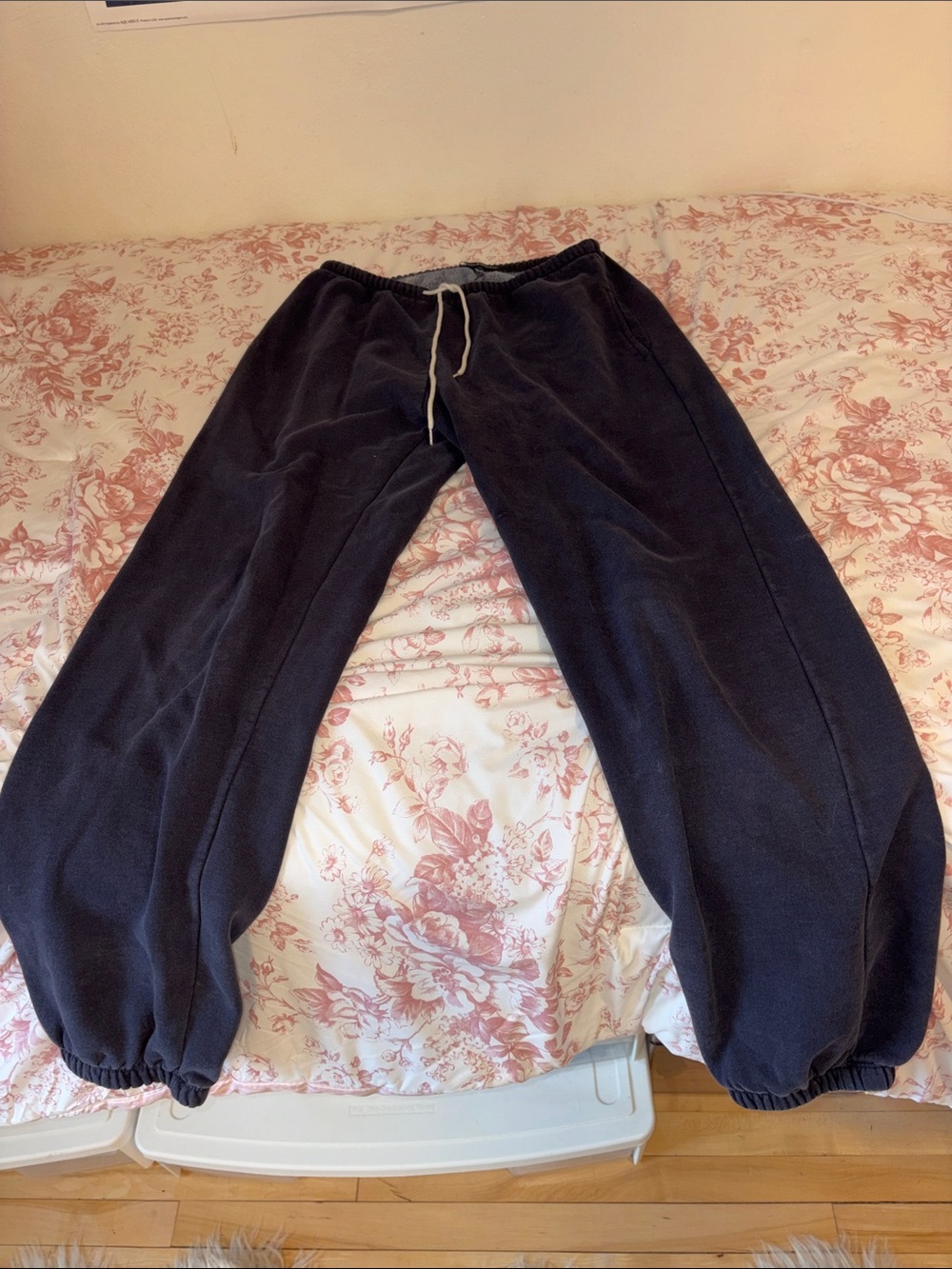 Brandy Melville Classic Navy Blue Cozy Sweatpants